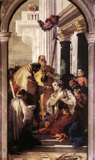 Giovanni Battista Tiepolo Last Communion of St Lucy Germany oil painting art